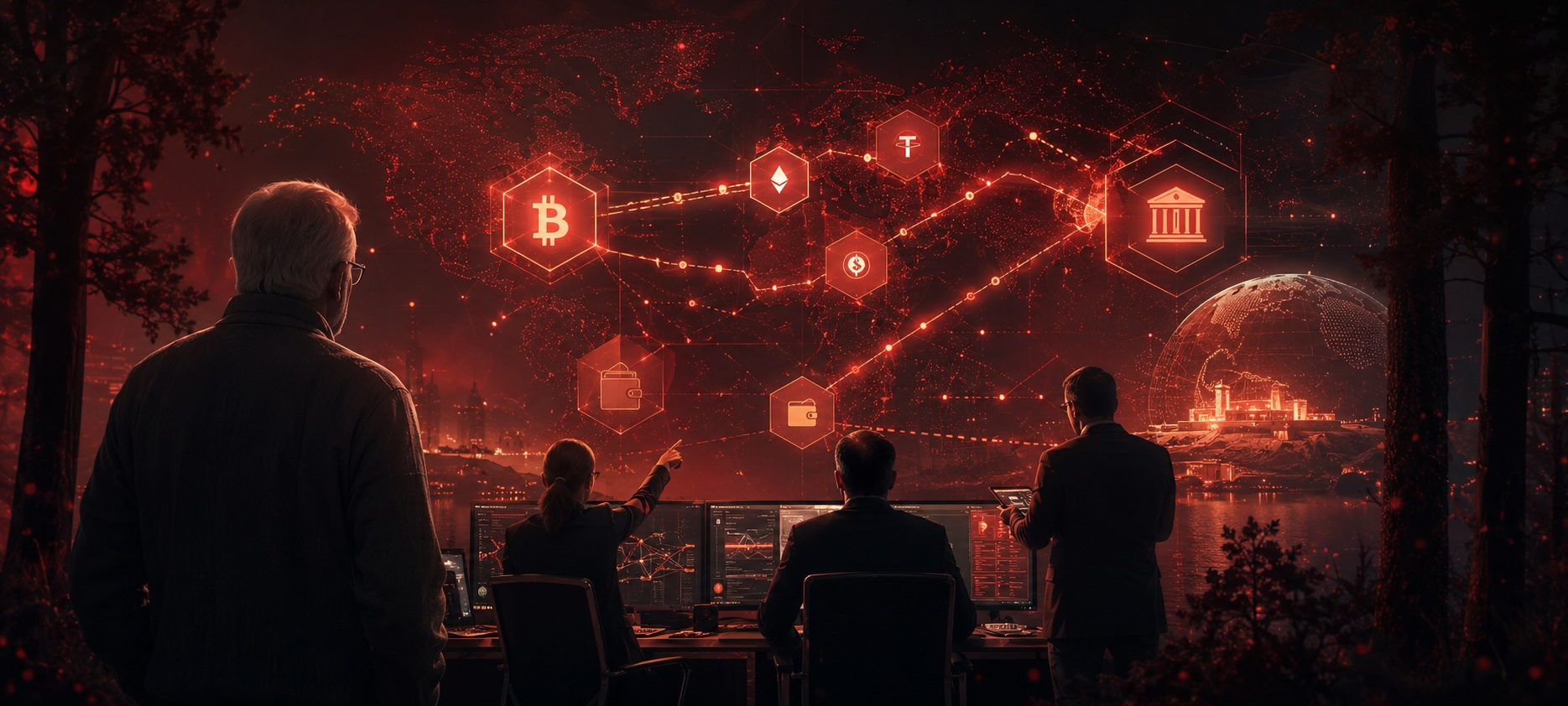 Cryptocurrency asset tracing in progress